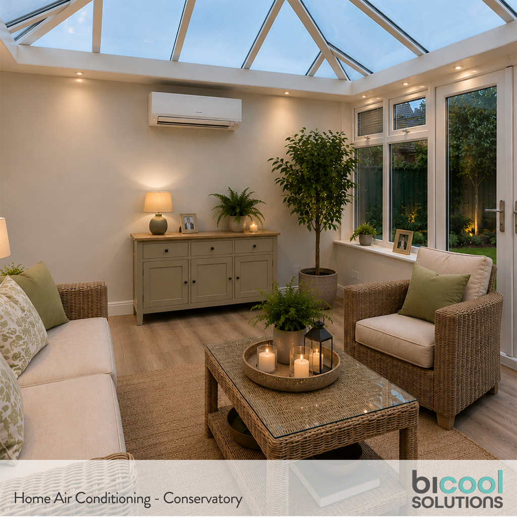 HOME-AIR-CONDITIONING-TELFORD-CONSERVATORY Home Air Conditioning Installation Telford Conservatory AC